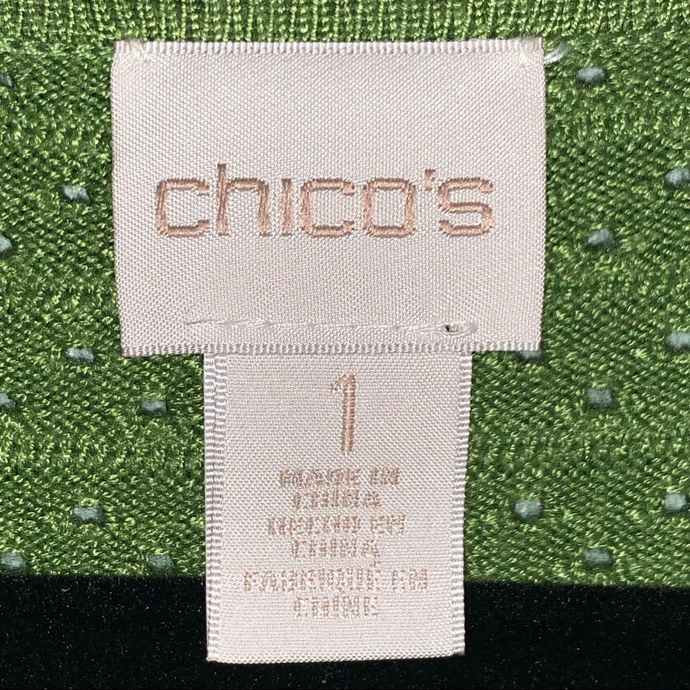 Chico’s green cardigan - Picture 3 of 5